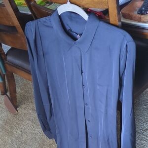 Quince Women's Navy Shirt dress, mini